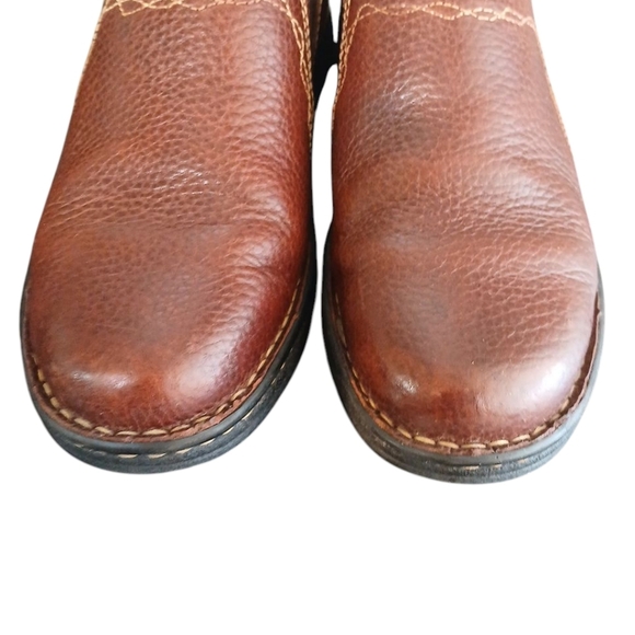 Ariat Loden Brown Leather Slip-Ons Women's Leather Comfort Shoes Size 7.5 B - Picture 3 of 11